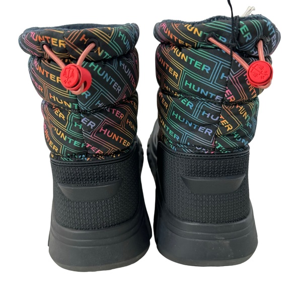 Hunter Intrepid Rainbow Logo Insulated Waterproof Short Boots Women’s Size 11 - Picture 6 of 16